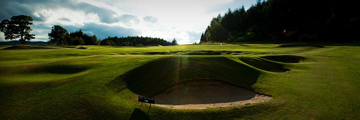 The 3rd hole at Pitlochry Golf Club