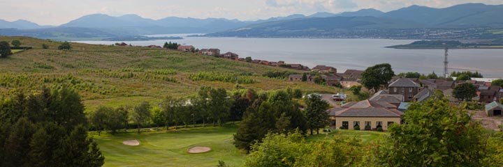 The 18th hole at Port Glasgow Golf Club