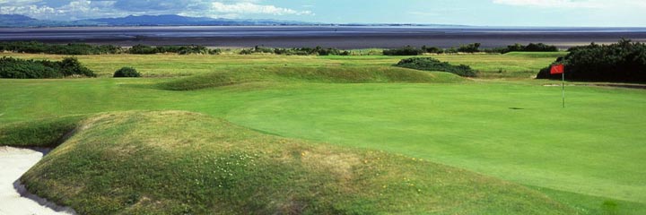 A view of Powfoot golf course