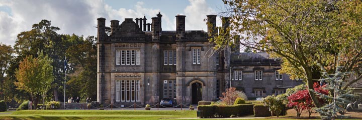 The clubhouse at Ratho Park Golf Club near Edinburgh