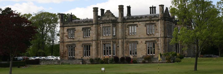 The clubhouse at Ratho Park Golf Club