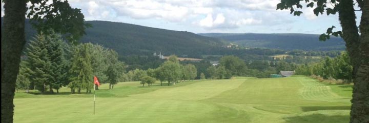 A view over Rothes golf course