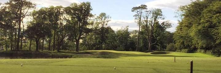 The 6th hole of Rowallan Castle golf course