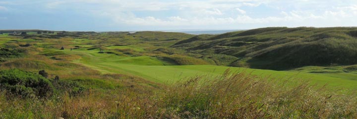 The 4th hole at the Balgownie Links, Royal Aberdeen Golf Club