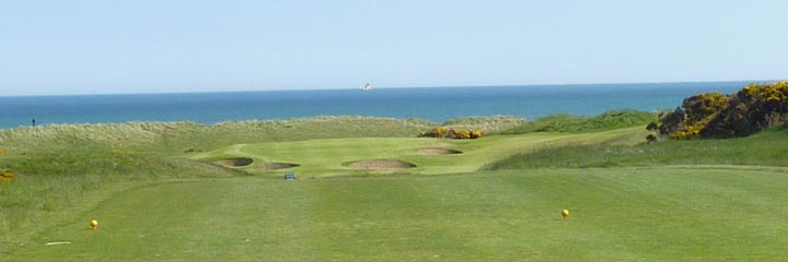 The 17th hole at the Balgownie Links, Royal Aberdeen Golf Club