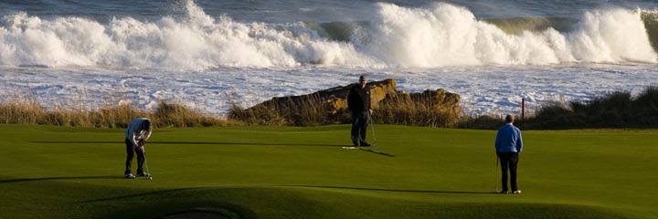 A view of the Championship course at Royal Dornoch Golf Club