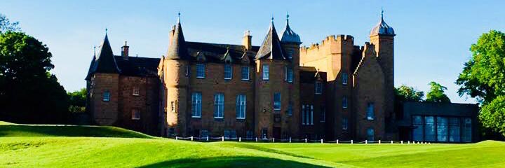 The historic clubhouse at Royal Musselburgh Golf Club