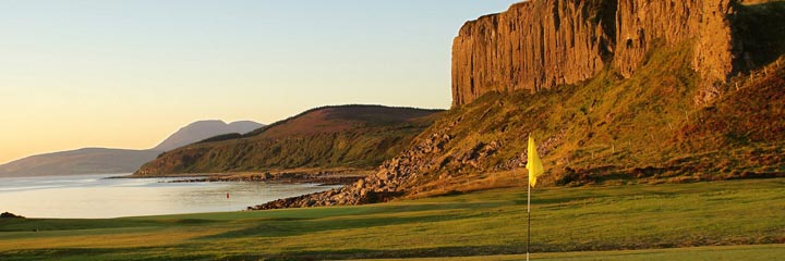 The 8th hole at Shiskine Golf Club