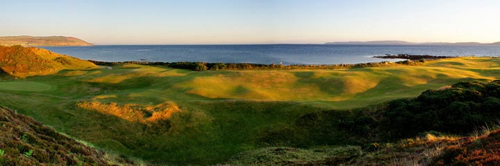 The 6th hole at Shiskine Golf Club