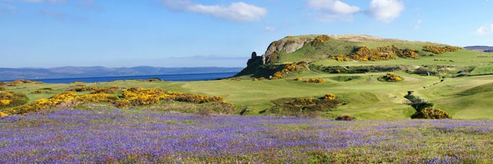 The 3rd hole at Shiskine Golf Club