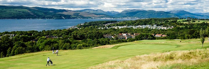 A view of Skelmorlie Golf Club