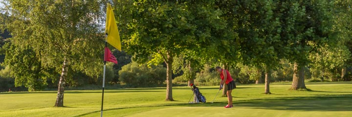 The 4th green at St Boswells Golf Club in the Scottish Borders