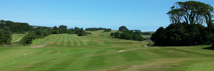 The 15th hole at Stranraer Golf Club