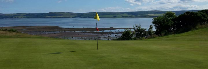 The 14th hole at Stranraer Golf Club