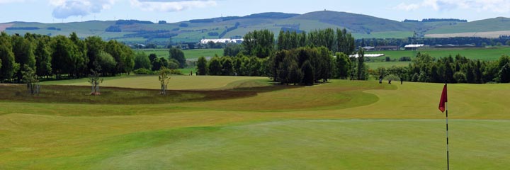 A view of the Rannaleroch course at the Strathmore Golf Centre