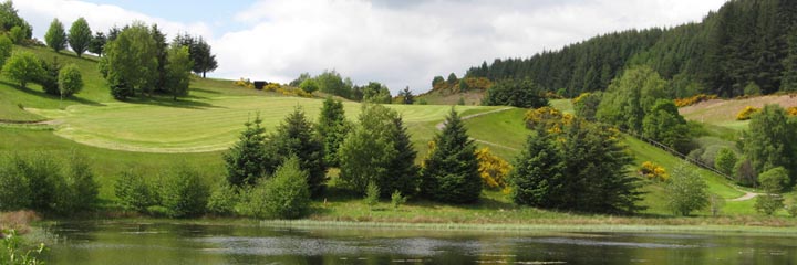 A view of Strathpeffer Spa golf course