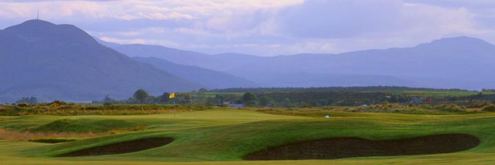 The 9th hole of the Struie course at Royal Dornoch Golf Club