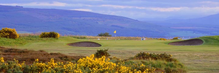 The 8th hole of the Struie course at Royal Dornoch Golf Club