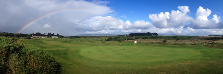 The 1st hole at Tain Golf Club