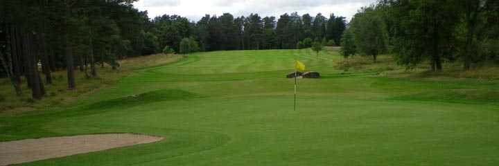 The 4th hole at Tarland Golf Club