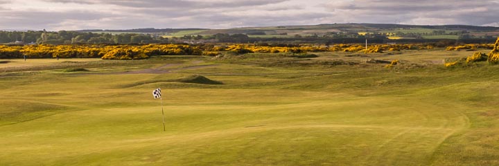 A view of the 1562 course  at Montrose Golf Links