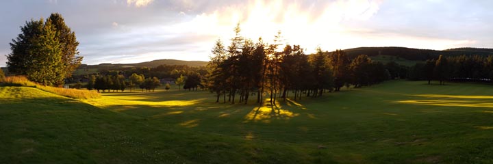 The 2nd fairway at Torphins Golf Club