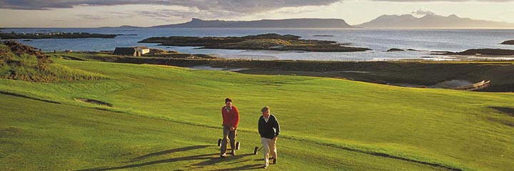 The 6th hole at Traigh golf course