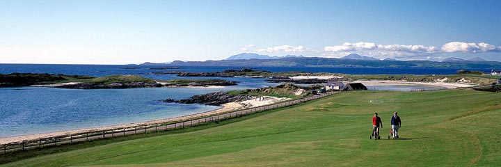 The 2nd hole at Traigh golf course