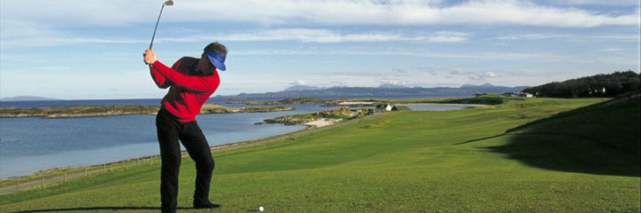 The 2nd hole at Traigh golf course