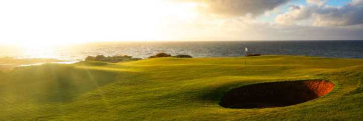 A view of the King Robert the Bruce course at the Turnberry Hotel