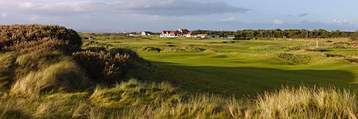 A view of Western Gailes golf course