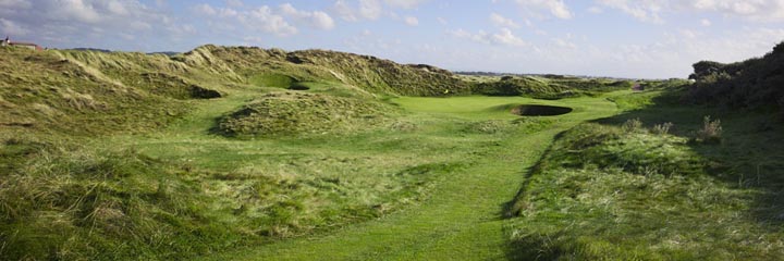 A view of Western Gailes golf course