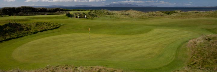 A view of Western Gailes golf course