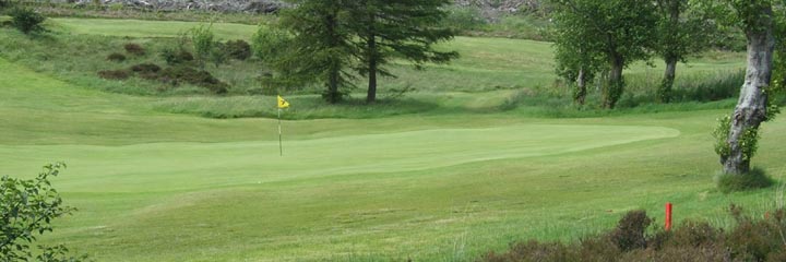 The 7th hole at Whiting Bay Golf Club