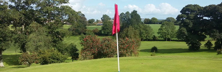 The 5th green on Wigtown and Bladnoch golf course