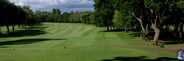 The golf course at Wishaw Golf Club in central Scotland