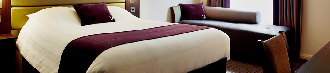 A Premier Inn double bedroom